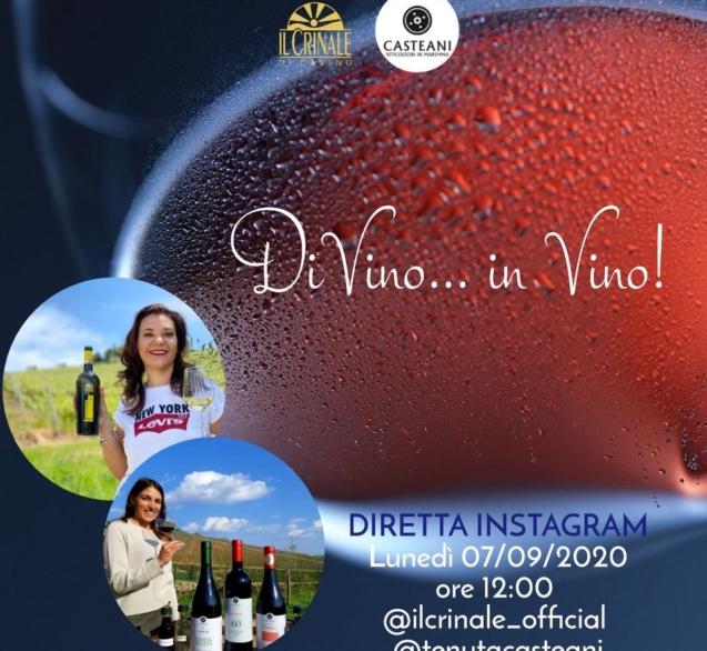 Nuovo appuntamento con "DiVino... in Vino" Diretta Instagram 7 Settembre 2020